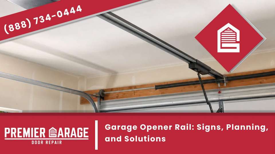 Garage trolley problems, opener rail alignment, garage drive repair, and garage opener rail near you need professional service.